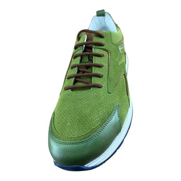 Galizio Torresi Men’s Designer Leather Casual Sneakers size 8.5-9|42 EU - Picture 3 of 9